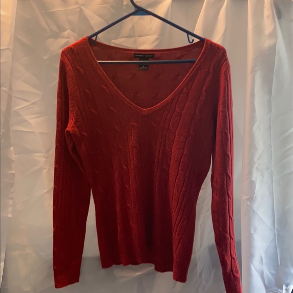 Red sweater